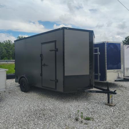 New 2026 Mammoth 7x12 SA Cargo/Enclosed Trailer, 7' Interior Height, 3.5K Axle, .080 Polycore Exterior Cargo / Enclosed Trailer