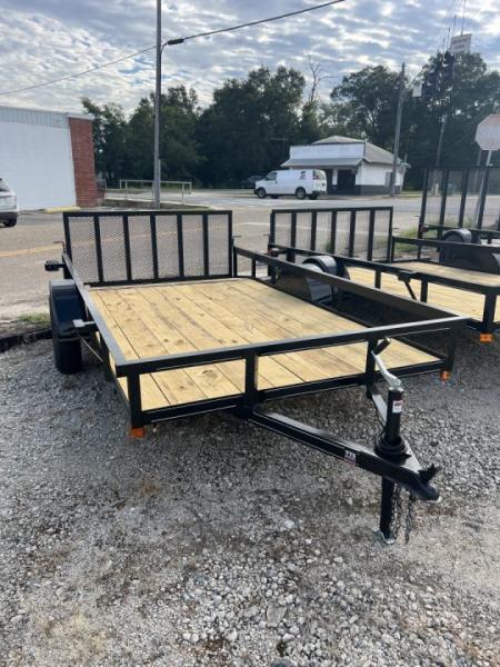 New 2026 P & T Trailers 6X12 AFG DT Utility Trailer