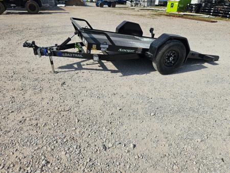 New 2026 Load Trail 77X12 SINGLE 7K SCISSOR HAULER W/ STEEL TRACTION DECK & ELECTRIC BRAKES