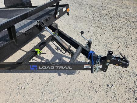 New 2026 Load Trail 77X12 SINGLE 7K SCISSOR HAULER W/ STEEL TRACTION DECK & ELECTRIC BRAKES
