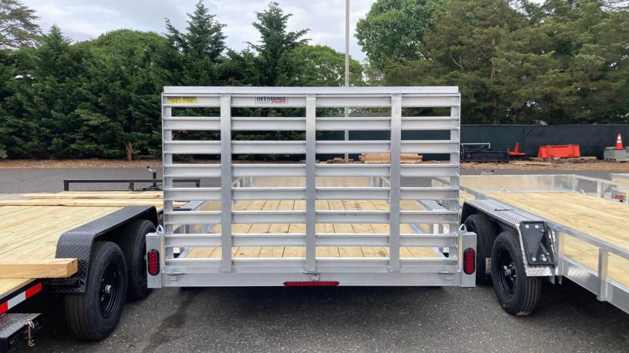 New 2027 Quality Steel and Aluminum 7x14 aluminum Utility Trailer
