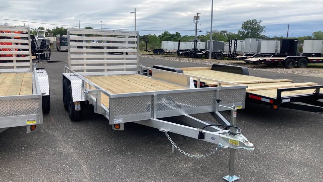 New 2027 Quality Steel and Aluminum 7x14 aluminum Utility Trailer