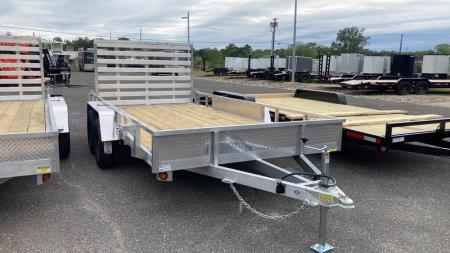 New 2027 Quality Steel and Aluminum 7x14 aluminum Utility Trailer
