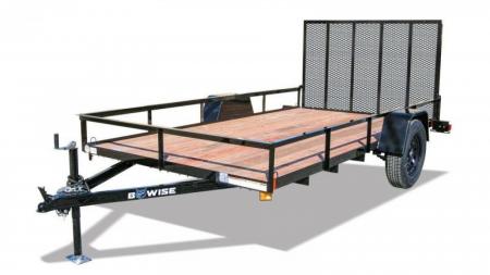 New 2026 BWISE UTE3 60x8 3K Single Axle Utility Trailer