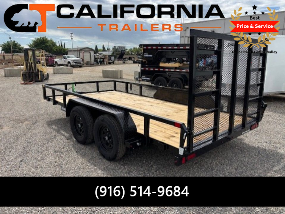 New 2026 Sure-Trac 7x14 Tube Top Utility 7K Utility Trailer