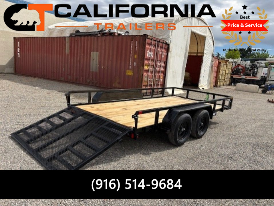 New 2026 Sure-Trac 7x14 Tube Top Utility 7K Utility Trailer