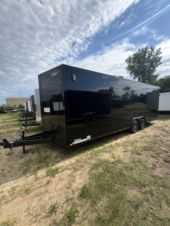 New 2026 ITI Cargo 8.5 X 24 XE Flat Top V-Nose Car Hauler 10K ( Composite  Black/Black Trim )
