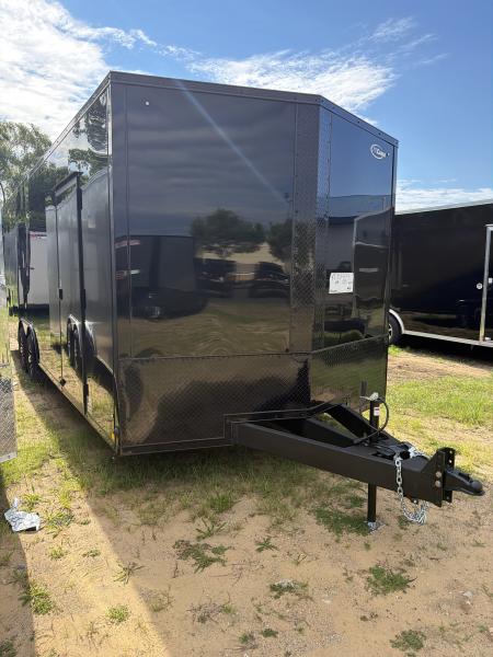 New 2026 ITI Cargo 8.5 X 24 XE Flat Top V-Nose Car Hauler 10K ( Composite  Black/Black Trim )