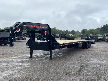 New 2027 MAXXD Gooseneck AIR RIDE Flatbed Trailer | 102" x 40' 40K GVWR