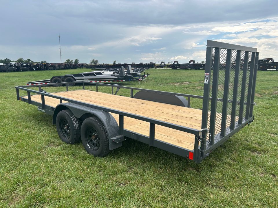 New 2026 Lamar 83x18 Tandem 7K Utility w/ 4' Ramp Gate