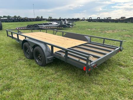 New 2026 Lamar 83x18 Tandem 7K Utility w/ 4' Ramp Gate