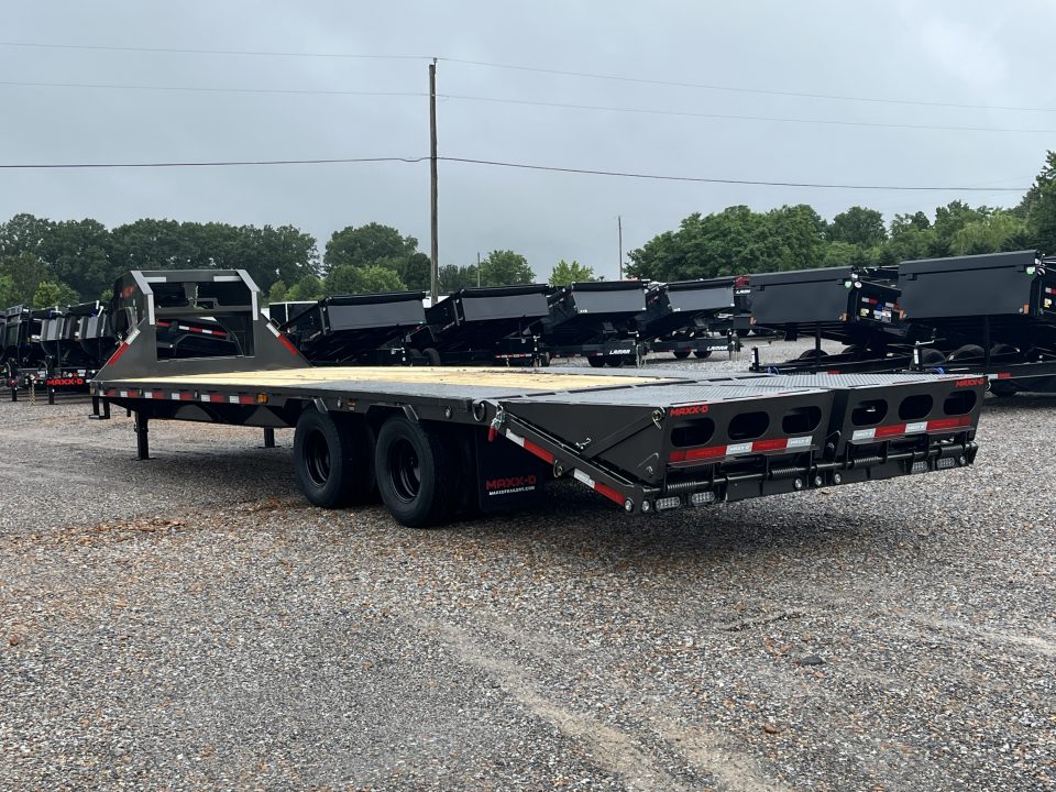 New 2027 MAXXD Gooseneck Flatbed Trailer | 102" x 28' 25K GVWR