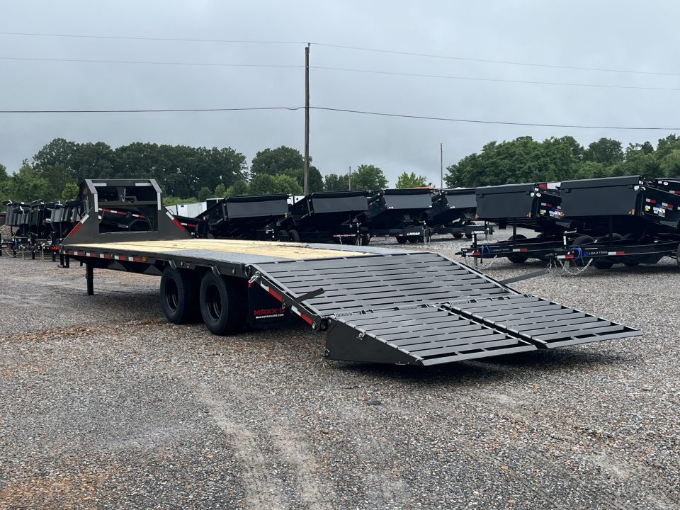 New 2027 MAXXD Gooseneck Flatbed Trailer | 102" x 28' 25K GVWR