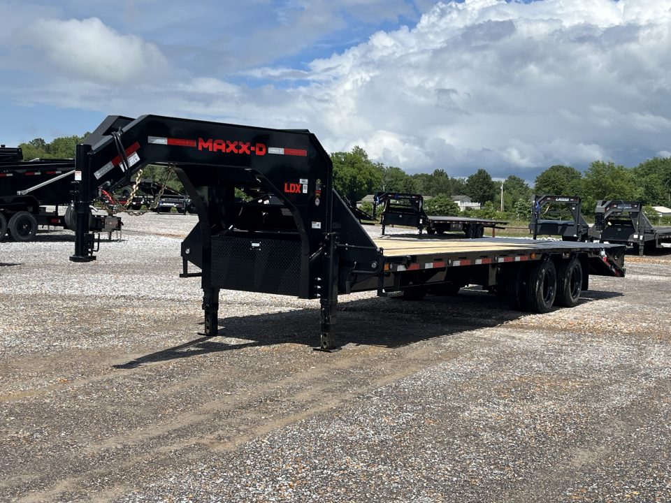New 2027 MAXXD Gooseneck Flatbed Trailer | 102" x 28' 30K GVWR