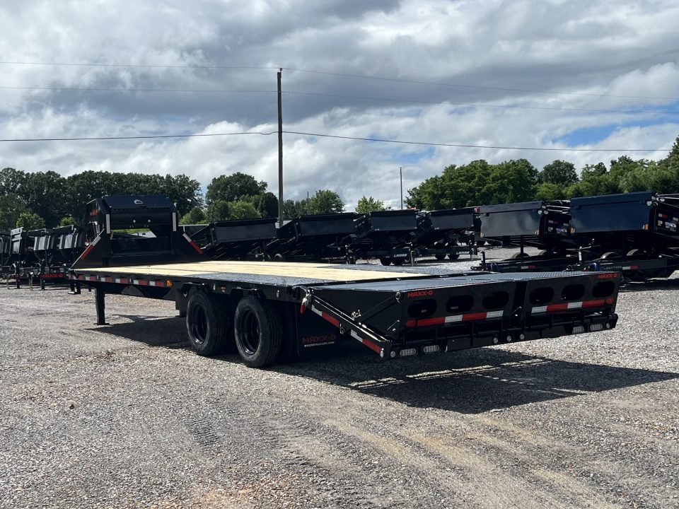 New 2027 MAXXD Gooseneck Flatbed Trailer | 102" x 28' 30K GVWR