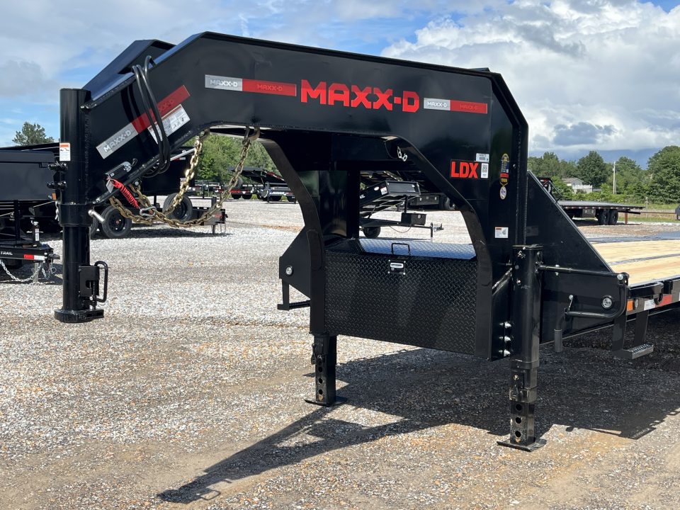 New 2027 MAXXD Gooseneck Flatbed Trailer | 102" x 28' 30K GVWR