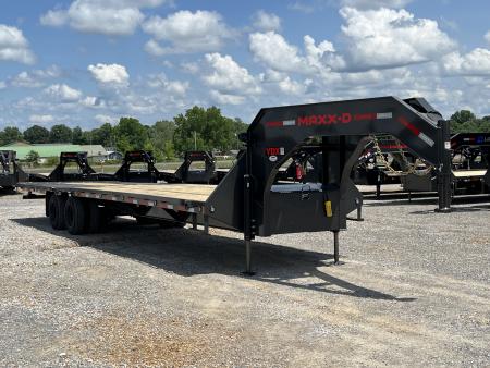 New 2027 MAXXD Hydraulic Dovetail Gooseneck Trailer | 34' x 102' 30K GVWR