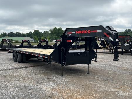 New 2027 MAXXD Hydraulic Dovetail Gooseneck Trailer | 34' x 102' 30K GVWR