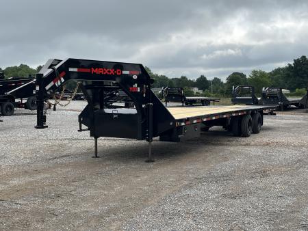 New 2027 MAXXD Hydraulic Dovetail Gooseneck Trailer | 34' x 102' 30K GVWR