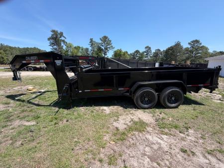 New 2026 Caliber Trailer Mfg 7x16 TA Dump Trailer