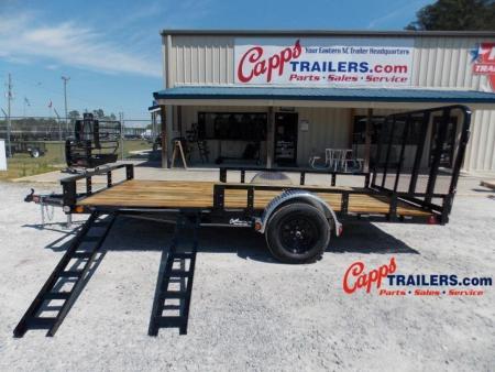 New 2027 PJ Trailers PJ U821431DSFK-ATVR Utility Trailer