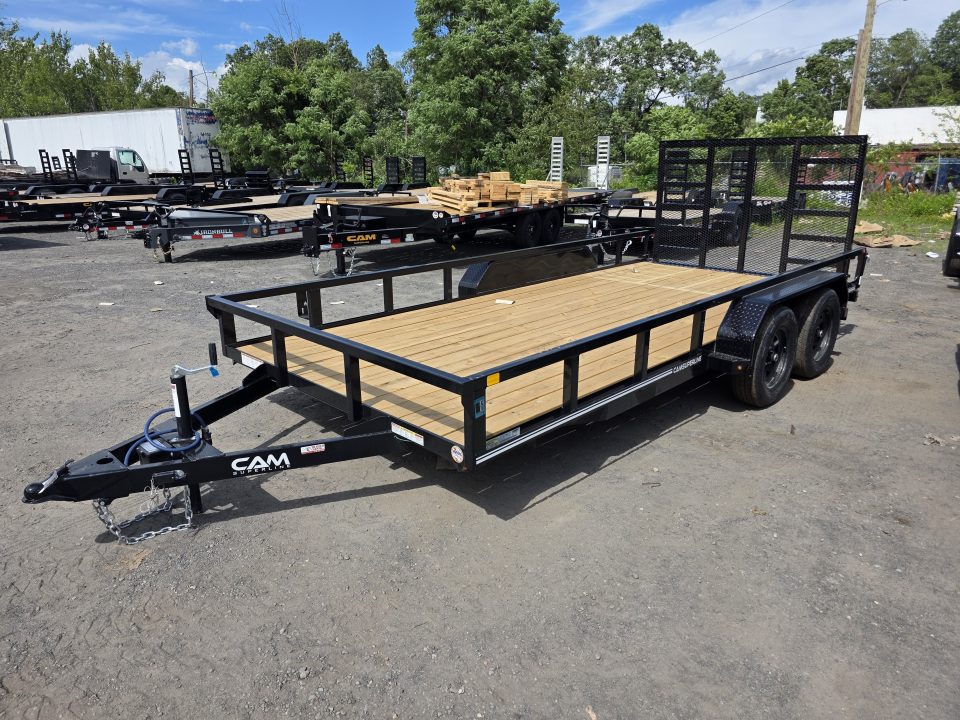 New 2026 Cam Superline 7X16 7K - TUBE TOP Utility Trailer