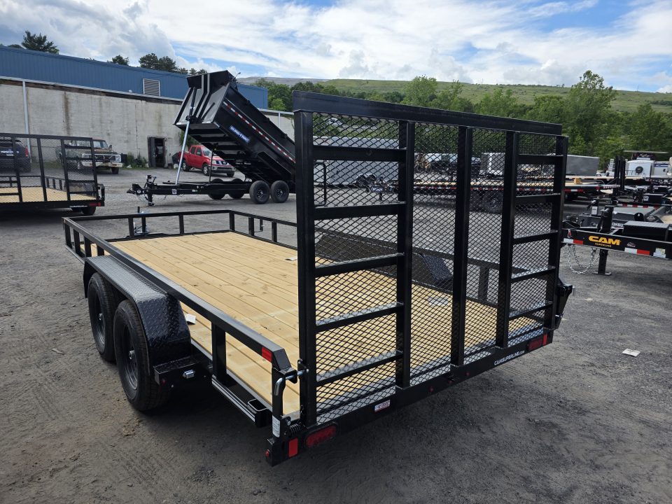 New 2026 Cam Superline 7X16 7K - TUBE TOP Utility Trailer