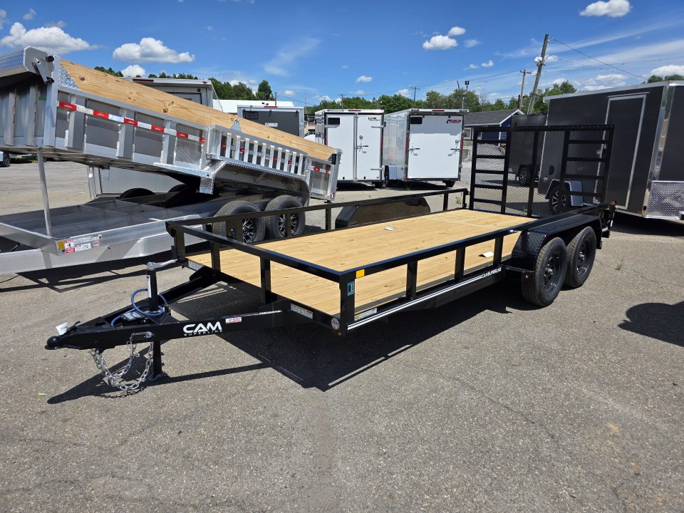 New 2026 Cam Superline 7X16 7K - TUBE TOP Utility Trailer