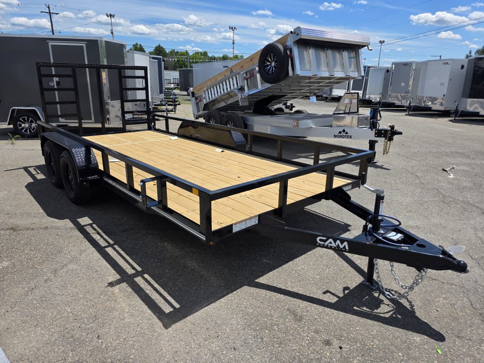 New 2026 Cam Superline 7X16 7K - TUBE TOP Utility Trailer