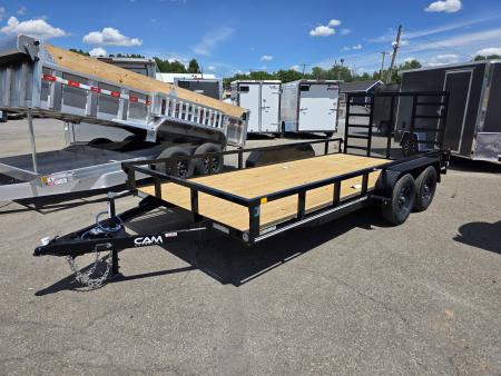 New 2026 Cam Superline 7X16 7K - TUBE TOP Utility Trailer