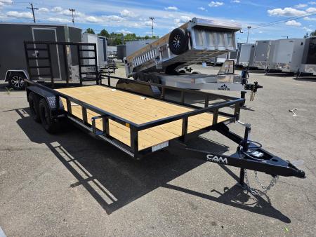 New 2026 Cam Superline 7X16 7K - TUBE TOP Utility Trailer