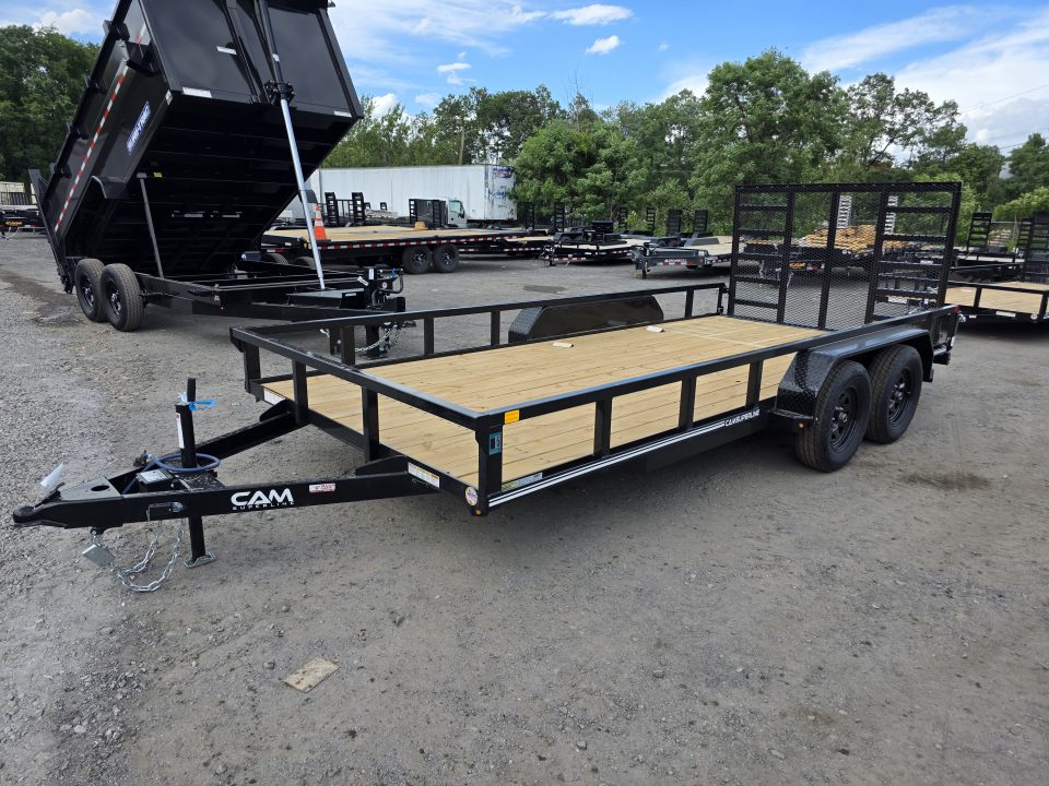 New 2026 Cam Superline 7X16 7K - TUBE TOP Utility Trailer
