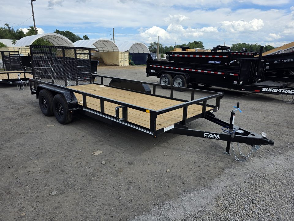 New 2026 Cam Superline 7X16 7K - TUBE TOP Utility Trailer