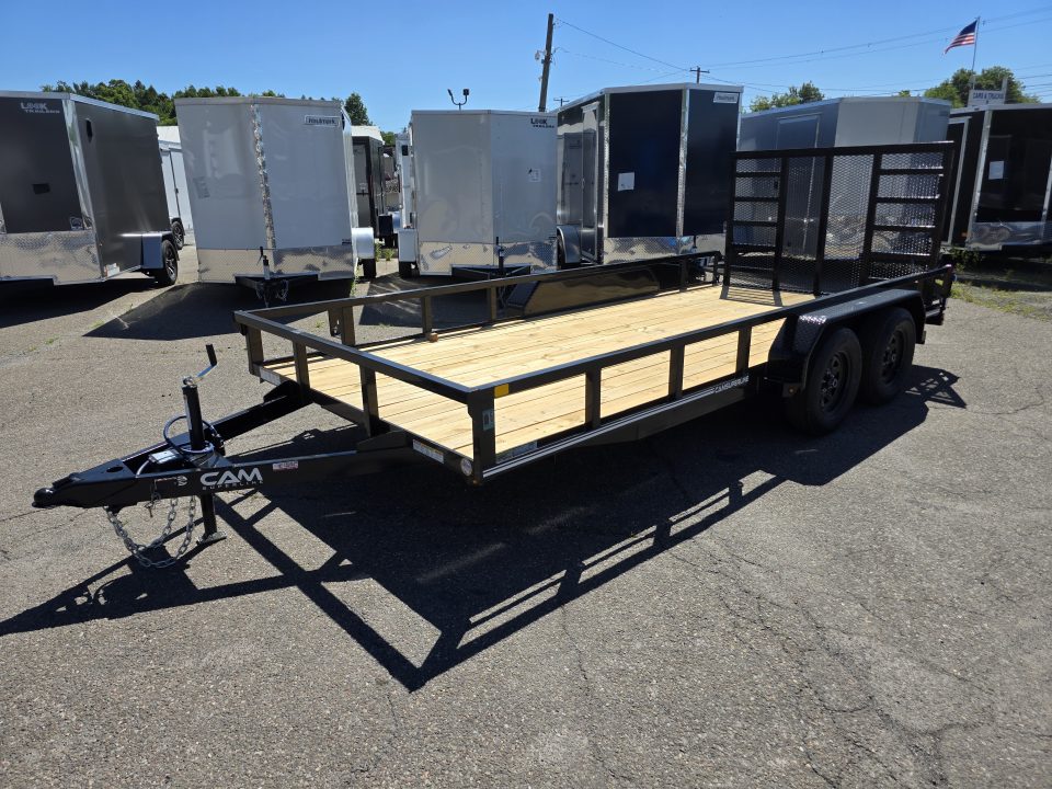 New 2026 Cam Superline 7X16 7K - TUBE TOP Utility Trailer