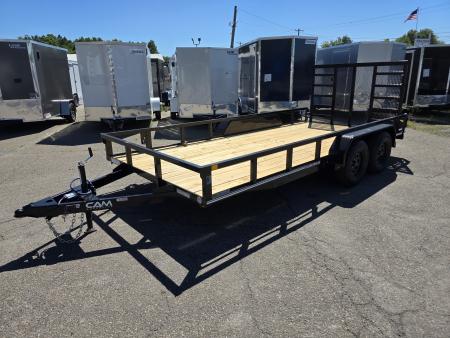 New 2026 Cam Superline 7X16 7K - TUBE TOP Utility Trailer