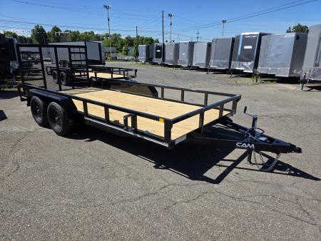 New 2026 Cam Superline 7X16 7K - TUBE TOP Utility Trailer