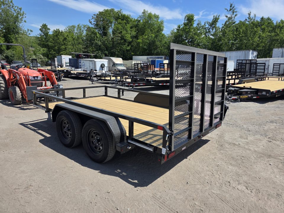 New 2026 Cam Superline 7X12 7K - TUBE TOP Utility Trailer