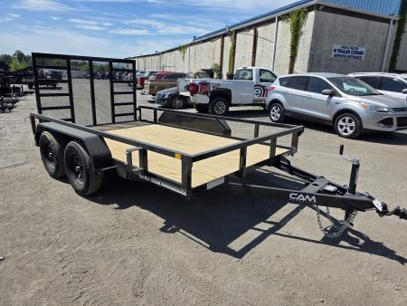 New 2026 Cam Superline 7X12 7K - TUBE TOP Utility Trailer