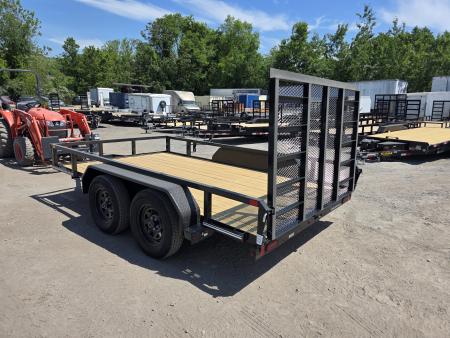 New 2026 Cam Superline 7X12 7K - TUBE TOP Utility Trailer
