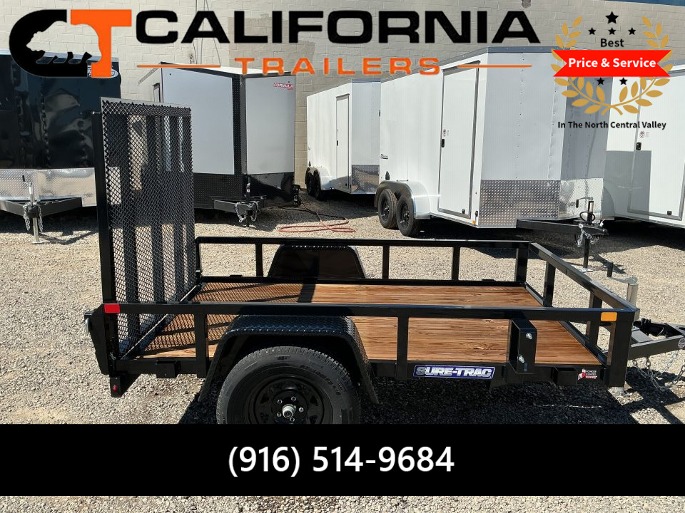 New 2026 Sure-Trac 5x8 Tube Top Utility 3K Idler Utility Trailer