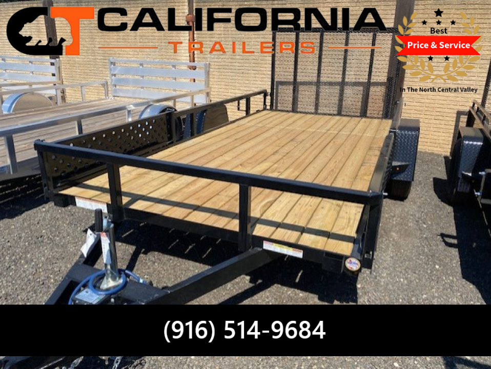 New 2026 Sure-Trac 7x14 Tube top ATV 5K Brake ATV Trailer