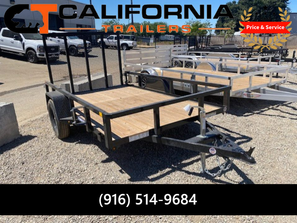 New 2026 Sure-Trac 6x10 Tube Top Utility 3K Utility Trailer