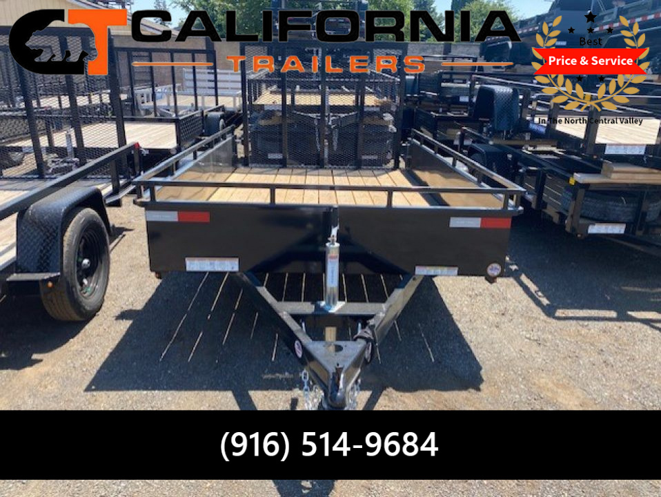 New 2026 Sure-Trac 6x10 Steel High Side Utility 3K Utility Trailer