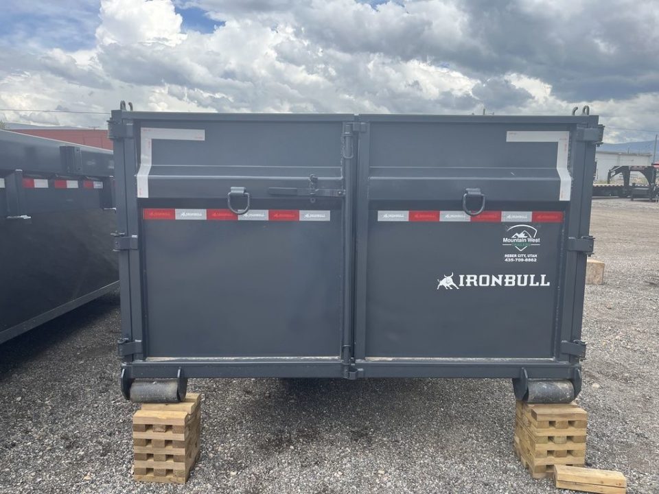 New 2026 Iron Bull Trailers 7X16 Roll-Off Bin For The Iron Bull DBG & DBB