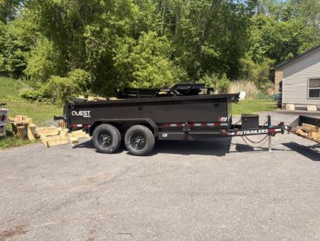New 2026 PJ Trailers D7- 7' X 14' Dump Trailer - 14K GVW