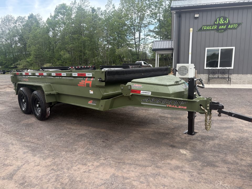 New 2026 Horizon Trailers 14' 14K Dump Trailer