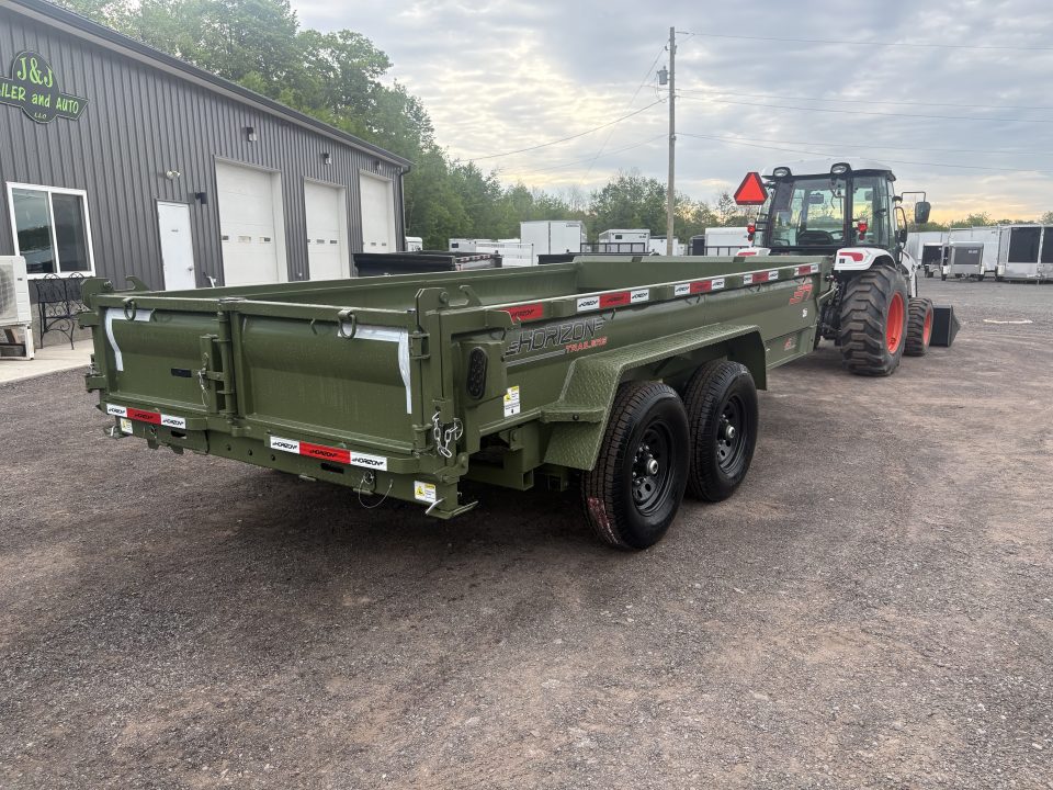 New 2026 Horizon Trailers 14' 14K Dump Trailer