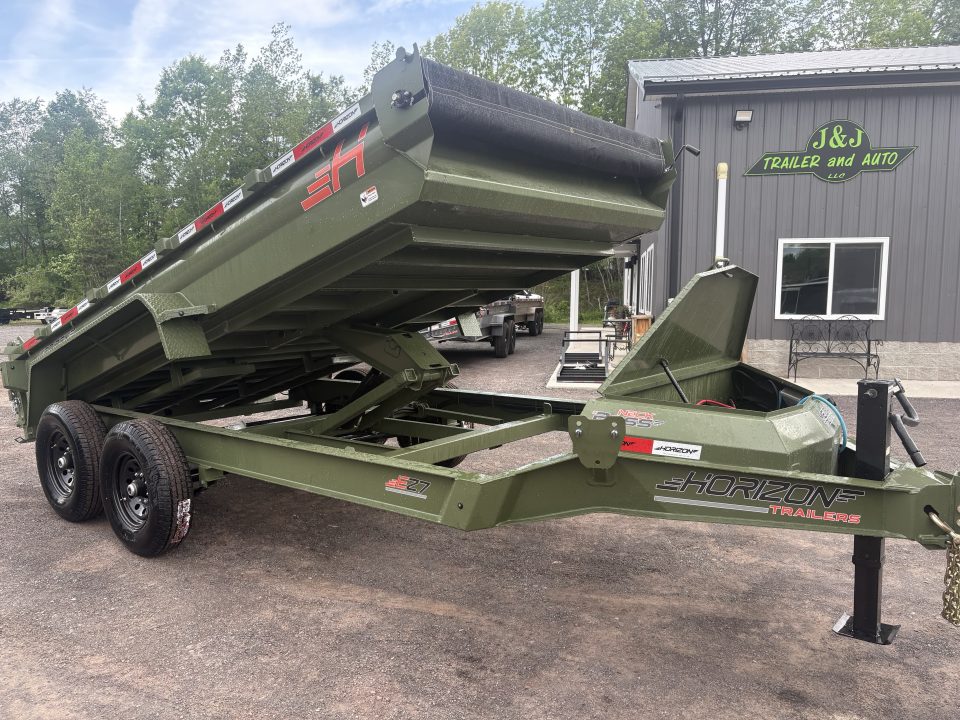 New 2026 Horizon Trailers 14' 14K Dump Trailer