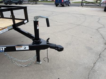 New #262983 2026 TOP HAT DJX 5 X 10 SINGLE AXLE ANGLE TOP 3.5K UTILITY W/ 48" RAMP GATE