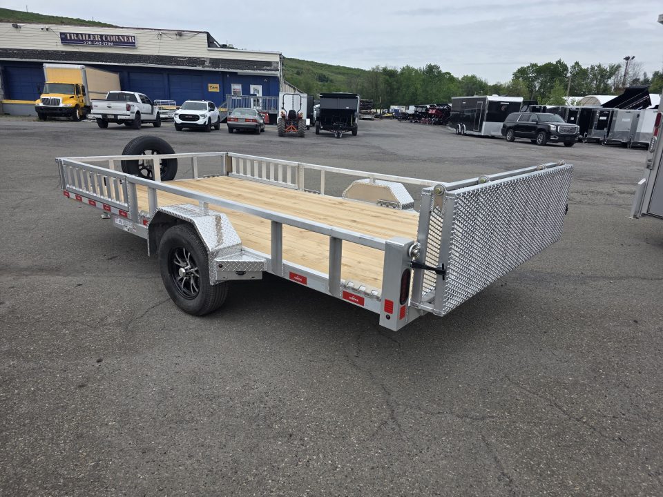 New 2026 Nordtek 82X14 ALUMINUM - SIDE LOAD RAMPS Utility Trailer